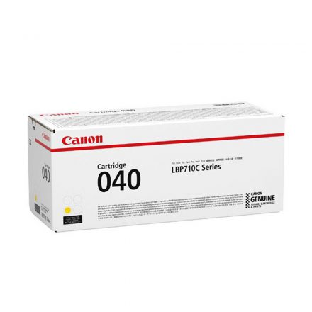 Canon CRG040 Toner Yellow 5.400 oldal kapacitás