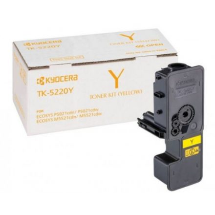 Kyocera TK-5220 Toner Yellow 1.200 oldal kapacitás