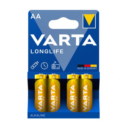 Elem AA ceruza LR6 Longlife 4db/csomag VARTA