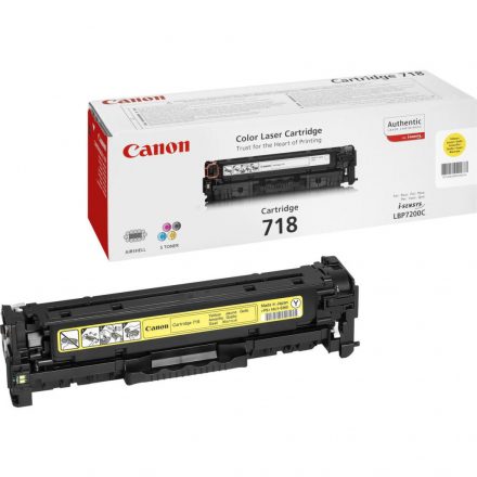 Canon CRG718 Toner Yellow 2.900 oldal kapacitás