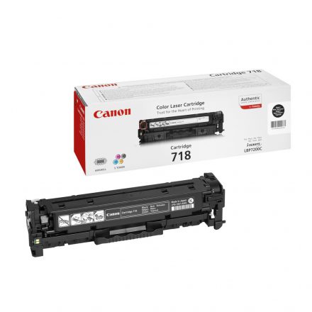 Canon CRG718 Toner Black 3.400 oldal kapacitás