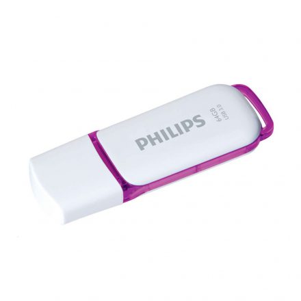 Pendrive USB 3.0  64GB Snow Edition PHILIPS  fehér-lila