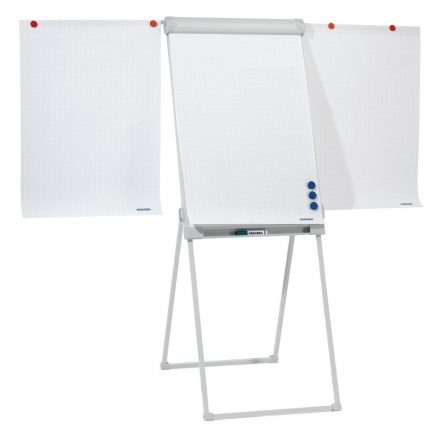 Flipchart tábla 67x95 cm mágneses,2 db segédkarral, ProLine FRANKEN