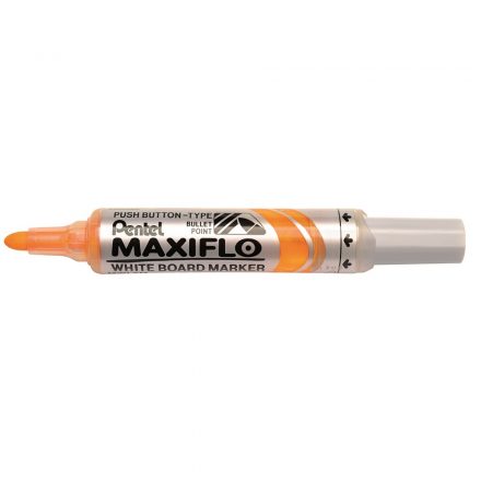 Táblamarker 2,5mm, kerek hegyű, Pentel Maxiflo citromsárga