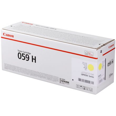 Canon CRG059H Toner Yellow 13.500 oldal kapacitás