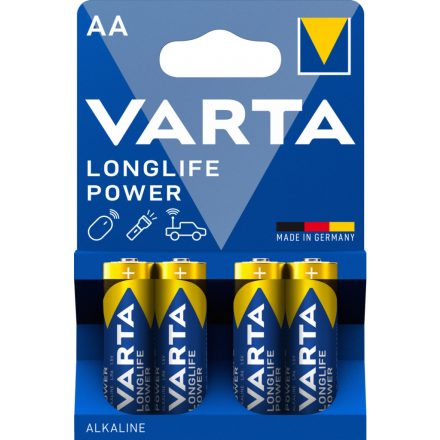 Elem AA ceruza LR06 Longlife Power 4db/csomag VARTA