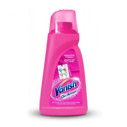 Folteltávolító gél színes ruhákhoz, Pink 1 liter, Vanish Oxi Action