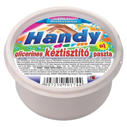 Kéztisztító paszta glicerines 400g Handy Derm