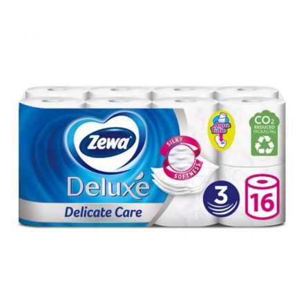 Toalettpapír 3 rétegű 16 tekercs/csomag Delicate Care Deluxe Zewa