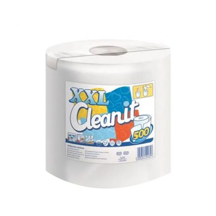 Háztartási papírtörlő 2 rétegű 500 lapos, egyesével csomagolt Cleanit XXL500