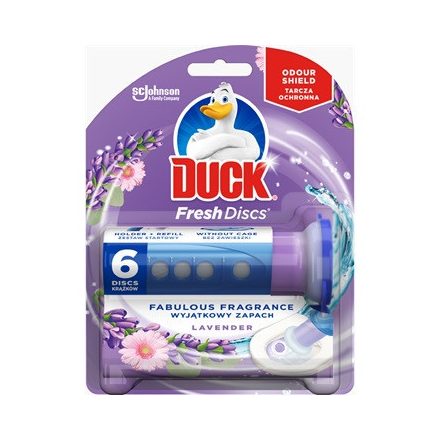 WC öbíltő korong zselés 36 ml Fresh Discs Duck® Levendula