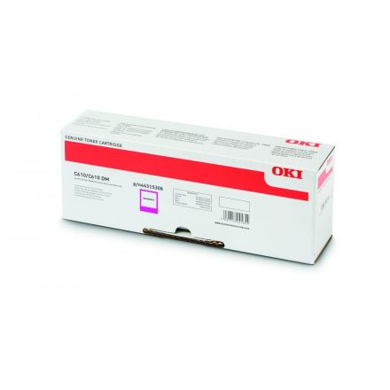 OKI C610 Toner Magenta 6000 oldalra