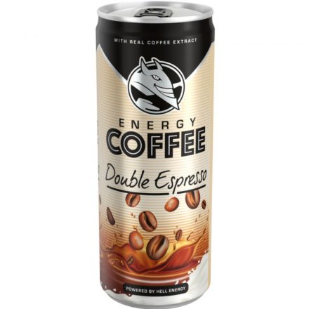 Kávéital 0,25l HELL Energy Coffee Double Espresso 24 db/csom