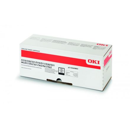 Oki C310/330/510/530/MC351 Toner Black 3500 oldalra