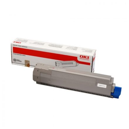 Oki C801/821 Toner Magenta 7300 oldalra