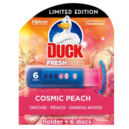 WC öbíltő korong zselés 36 ml Fresh Discs Duck® Cosmic Peach