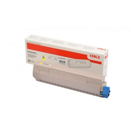 Oki C823/C833/C843 Toner Sárga 7000 oldalra