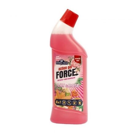 WC tisztító gél 1000 ml Action Gel Force Virág illat