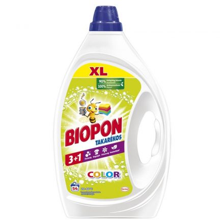 Mosógél 2430 ml (54 mosás) színes ruhákhoz Biopon Takarékos Color