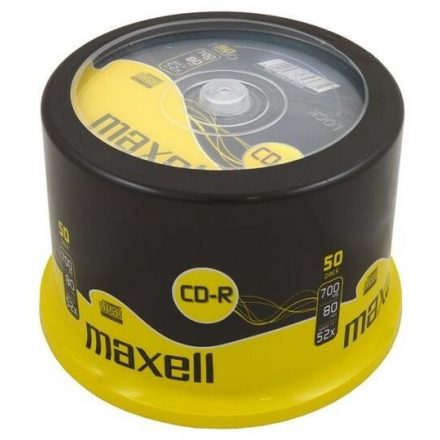 CD-R 80 52x 50db cake box MAXELL