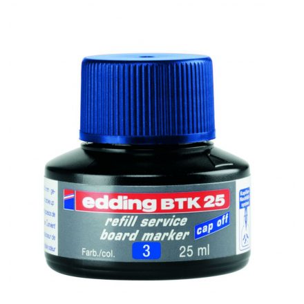 Tinta utántöltő táblamarkerhez BTK25 kék 25ml EDDING