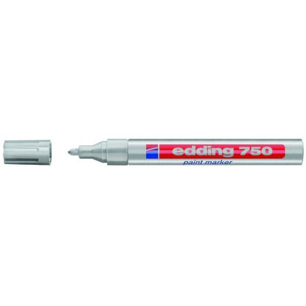 LAKKMARKER 750 KEREK HEGY 2-4MM EZÜST EDDING