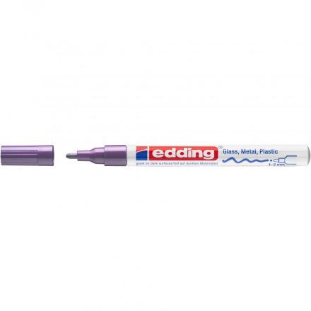 LAKKMARKER 751 KEREK HEGY 1-2MM LILA EDDING