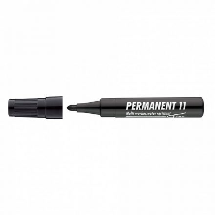 Permanent marker kerek 3mm fekete permanent 11 ICO