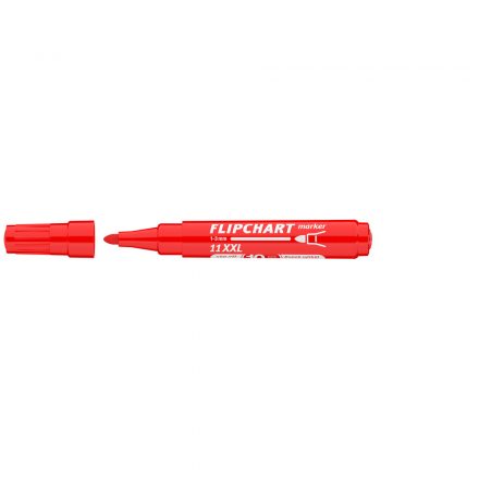 Flipchart marker vízbázisú 3mm, kerek Artip 11XXL piros 