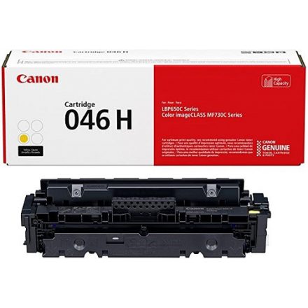 CANON CRG046H TONER YELLOW EREDETI (046Y  046-Y, 1251C002)