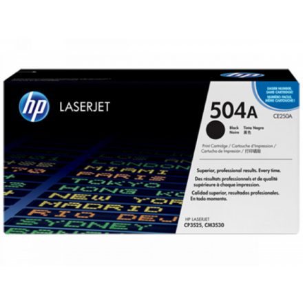 HP CE250A Toner Black 5.000 oldal kapacitás No.504A