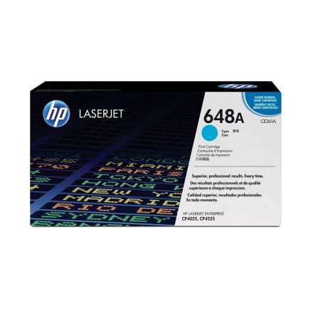 HP CE261A Toner Cyan 11.000 oldal kapacitás No.648A