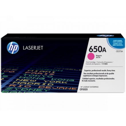 HP CE273A Toner Magenta 15.000 oldal kapacitás No.650A