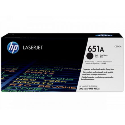 HP CE340A Toner Black 13.500 oldal kapacitás No.651A