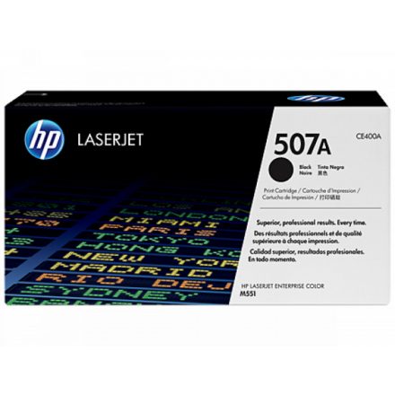 HP CE400A Toner Black 5.500 oldal kapacitás No.507A