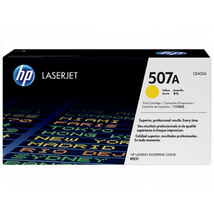 HP CE402A Toner Yellow 6.000 oldal kapacitás No.507A