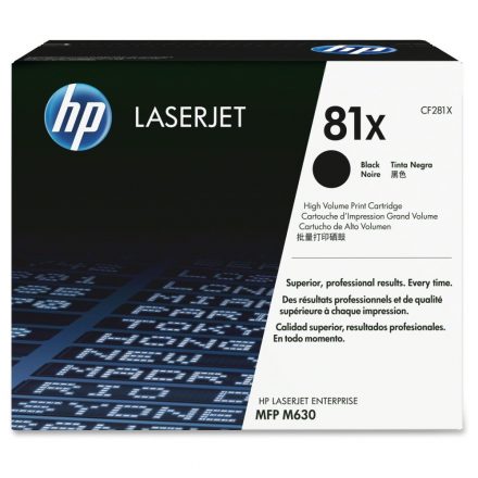 HP CF281X Toner Black 25.000 oldal kapacitás No.81X