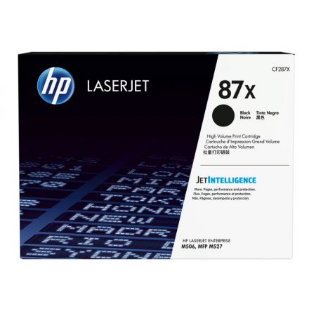 HP CF287X Toner Black 18.000 oldal kapacitás No.87X