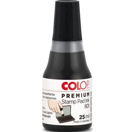 Bélyegzőfesték C 801/25 ml Colop fekete