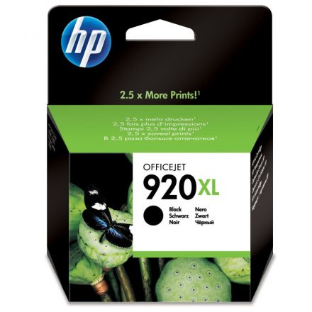 HP 920XL/CD975AE TINTAPATRON BLACK EREDETI