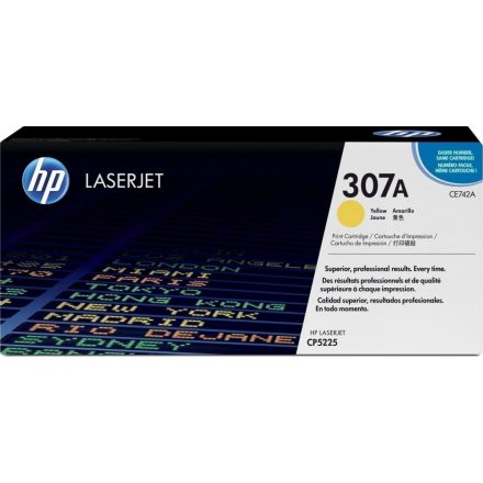 HP CE742AH TONER YELLOW EREDETI