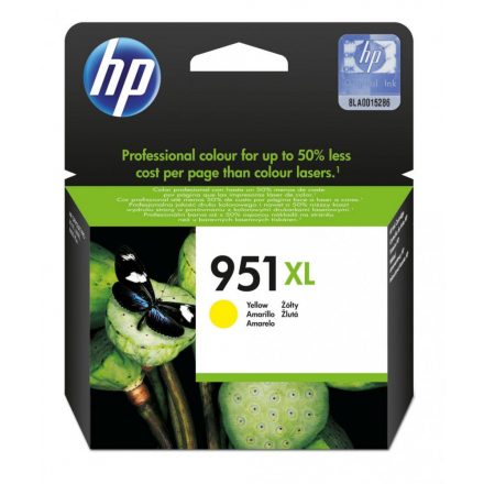 HP 951XL/CN048AE TINTAPATRON YELLOW EREDETI