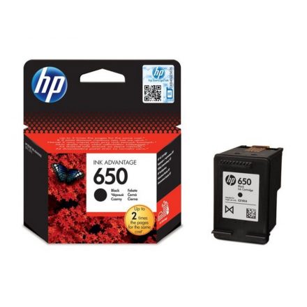 HP 650/CZ101AE TINTAPATRON BLACK EREDETI