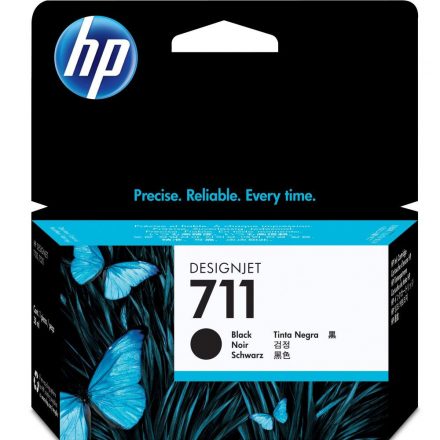 HP 711/CZ129A TINTAPATRON BLACK EREDETI