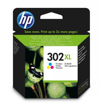 HP 302XL/F6U67AE TINTAPATRON COLOR EREDETI