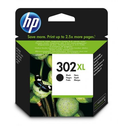 HP 302XL/F6U68AE TINTAPATRON BLACK EREDETI