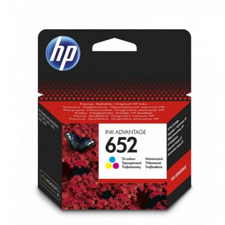 HP 652/F6V24AE TINTAPATRON COLOR EREDETI