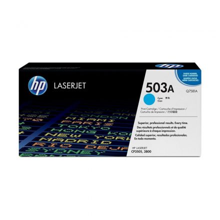 HP Q7581A TONER CYAN EREDETI AKCIÓS