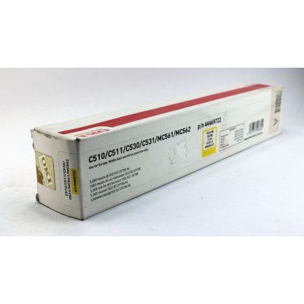 OKI C510/530 TONER YELLOW EREDETI 5K