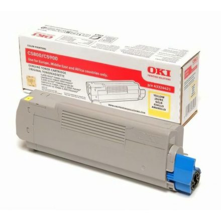 OKI C5800/5900 TONER YELLOW EREDETI